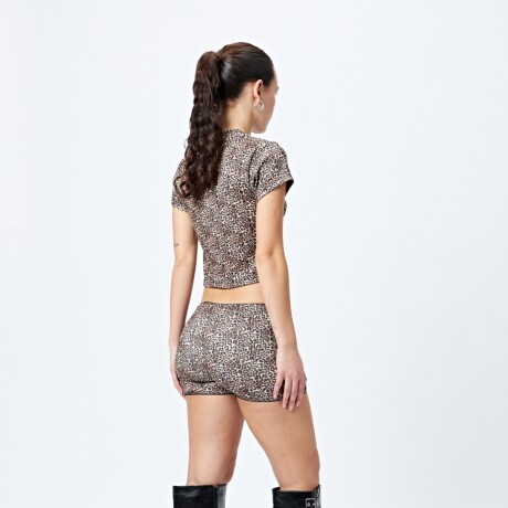 SHORT MERCY Animal Print