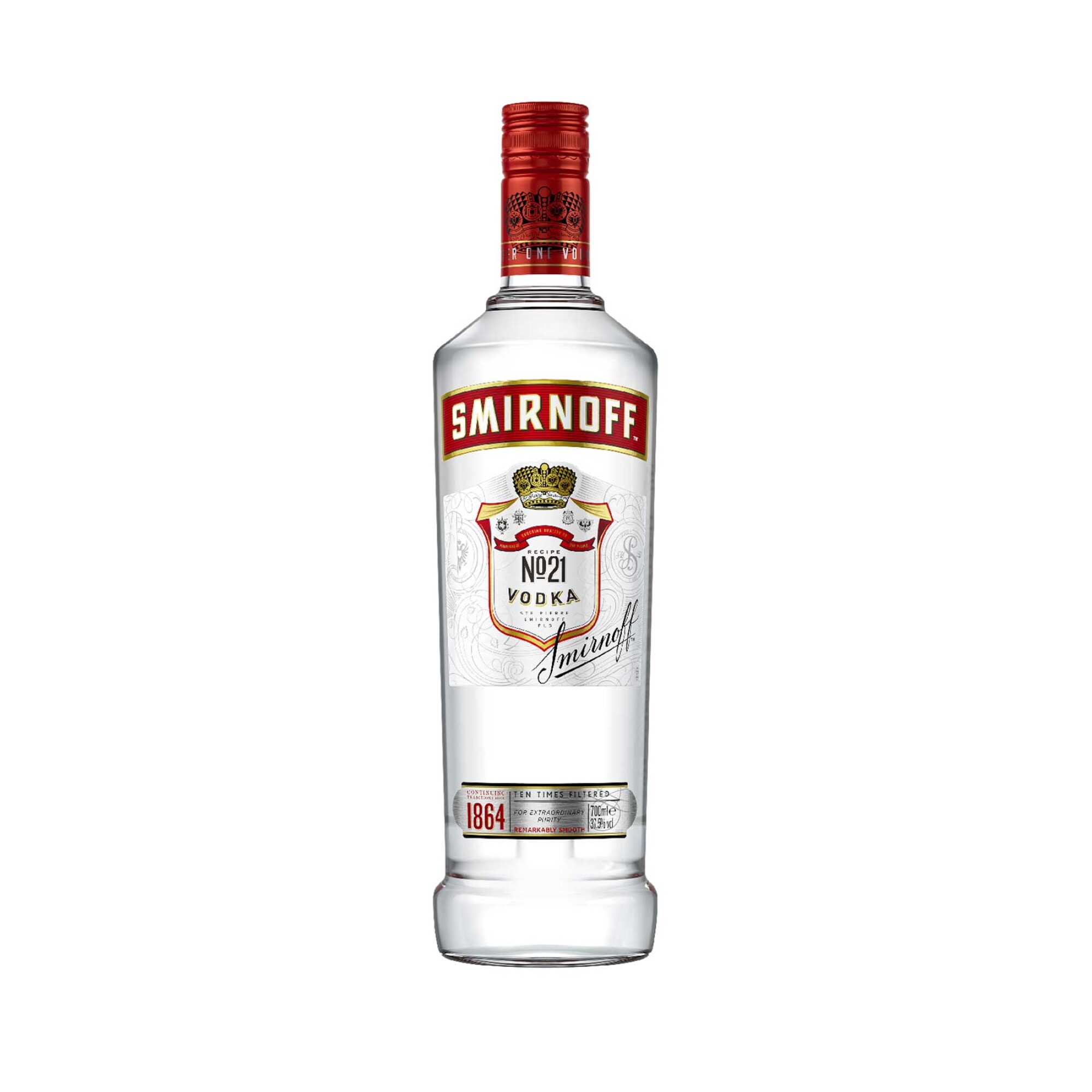 VODKA SMIRNOFF RED 750ML — Distribuidora Sabbatini