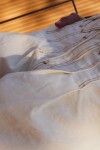 Cross Pants Vaquero Blanco
