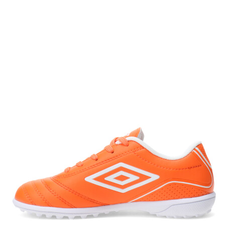 Championes de Niños Umbro Fútbol 5 Classico II TF Anaranjado - Blanco