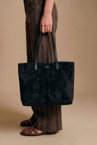 Travel Bag Gamuza Vegana Negro