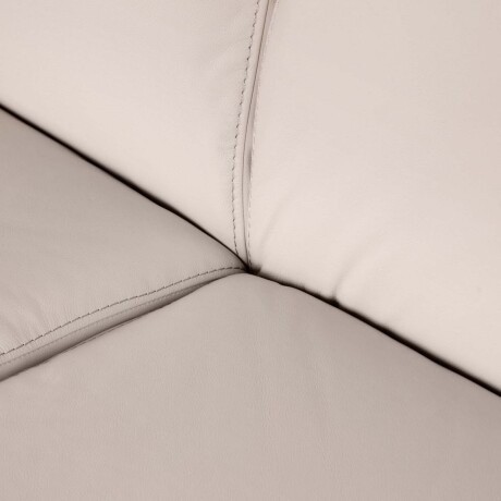 SOFA CON CHAISE MÁS DE 4 CUERPOS CUERO-Y-MADERA NATURAL-BEIGE LOFT ARENA