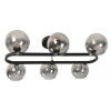 COLGANTE 6L NEGRO VIDRIO CIRCULAR E27 COLGANTE 6L NEGRO VIDRIO CIRCULAR E27