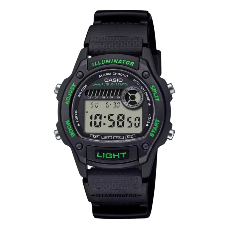 Reloj Casio Digital Hombre W-220H-1A3VDF Negro Reloj Casio Digital Hombre W-220h-1a3vdf Negro