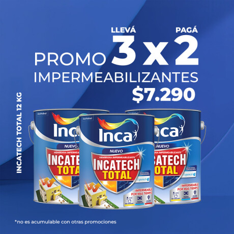PROMO 3X2 INCATECH TOTAL BCO 12 KGS. PROMO 3X2 INCATECH TOTAL BCO 12 KGS.