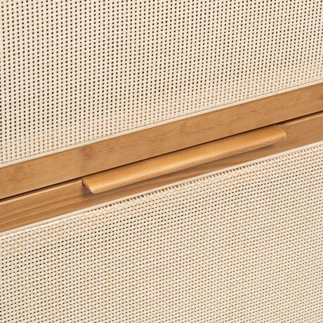 ZAPATERA 2 CAJONES MADERA MARRON PRAGA