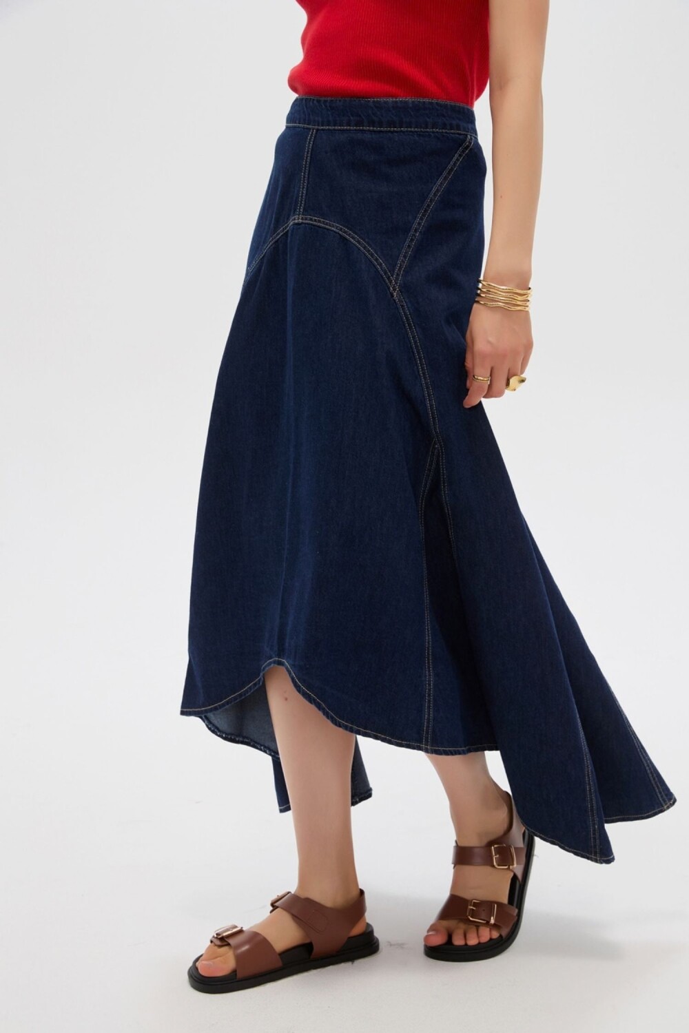 Falda Kualca Azul Indigo