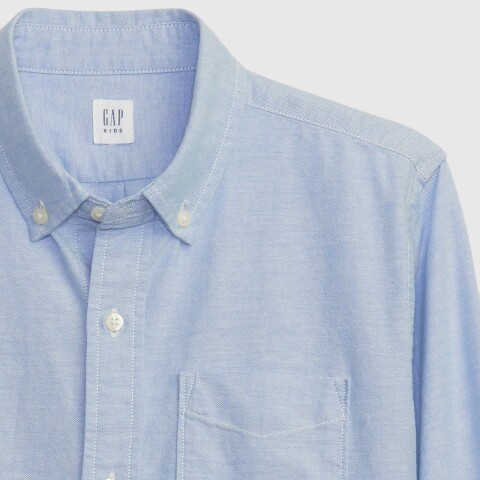 V-LS BAS OXFORD BLUE OXFORD