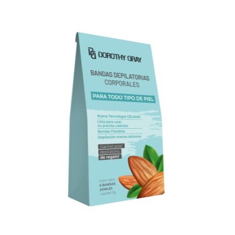 Bandas depilatorias x6 Dorothy Gray Cuerpo- Todo tipo de piel
