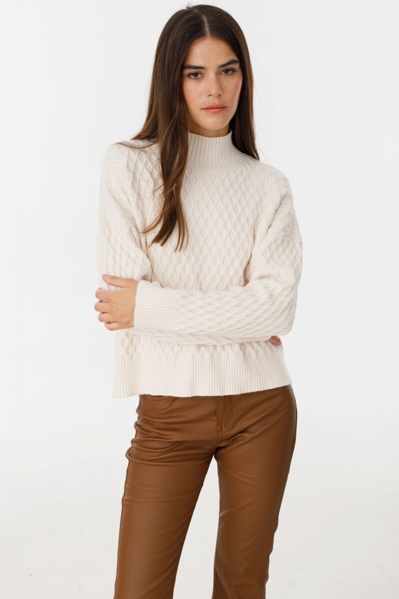 Sweater Panal Crudo