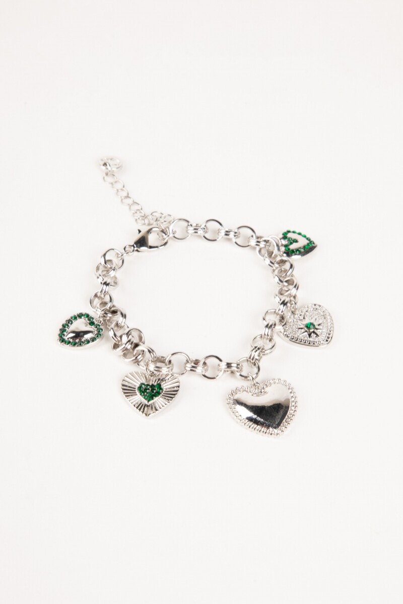 PULSERA CHARMS Plateado