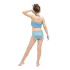 Traje De Baño Niña 3 Piezas Sirena Playa Piscina Cosplay Variante Color Azul Talle 100