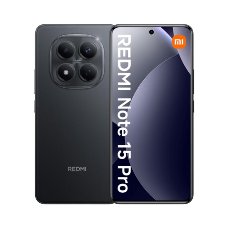XIAOMI Redmi Note 15 Pro 4G 6,77' 256GB 8GB RAM Cámara 200Mpx - Black XIAOMI Redmi Note 15 Pro 4G 6,77' 256GB 8GB RAM Cámara 200Mpx - Black