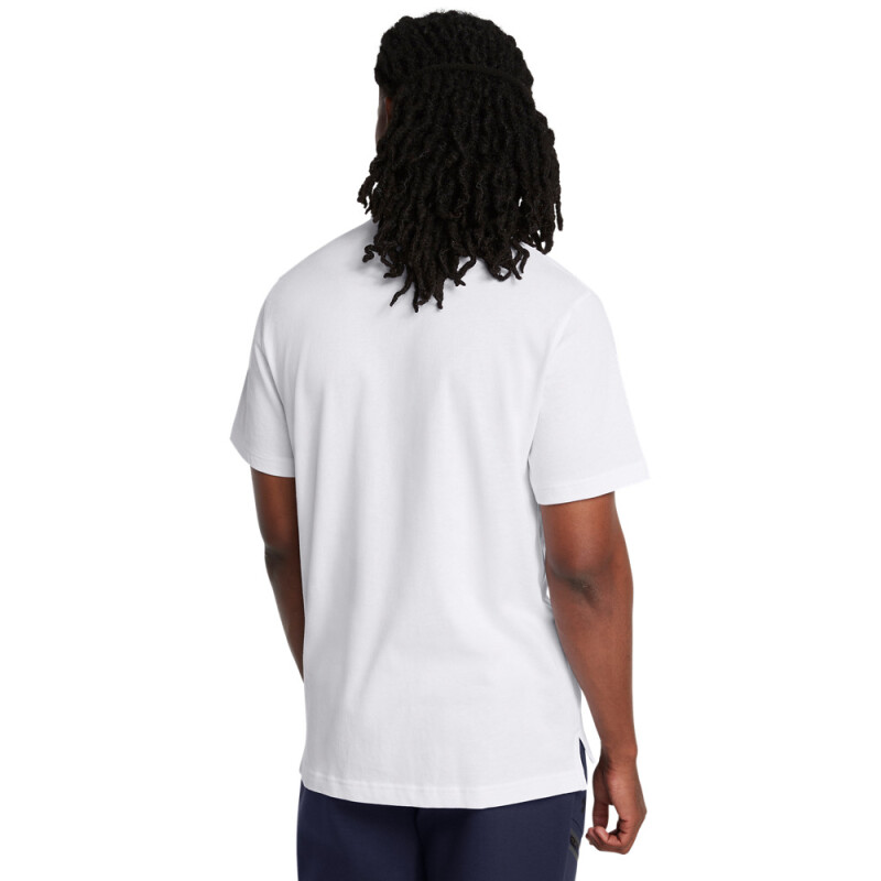 UA Icon Polo-BLU WHT-100