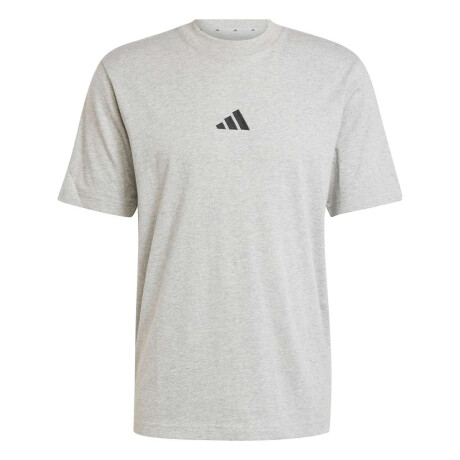 Remera Essentials Small Logo De Hombre Gris