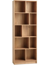 Librería MOSBJERG 10 estantes color roble Librería MOSBJERG 10 estantes color roble
