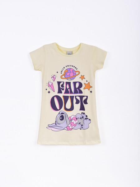 VESTIDO STITCH AMAR. PASTEL