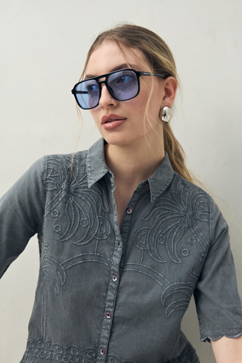 CAMISA SASHA Gris Crema