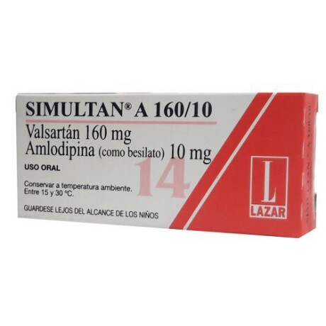 SIMULTAN A 160/10MG X14 COMPRIMIDOS SIMULTAN A 160/10MG X14 COMPRIMIDOS