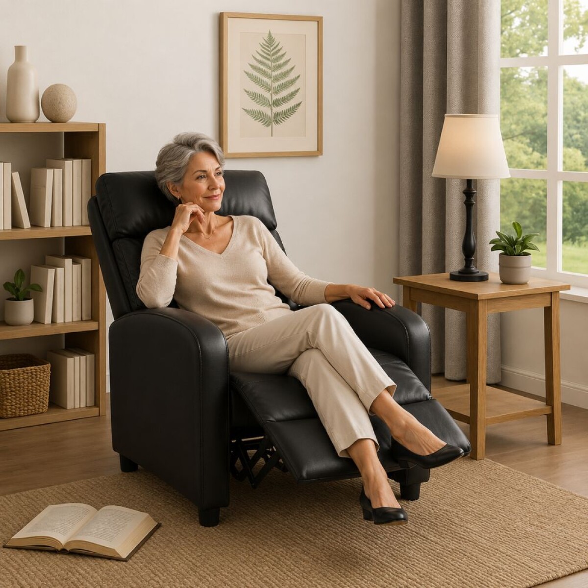Sillon reclinable 1 cuerpo - Negro 