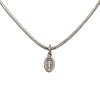 Dije Colgante Virgen Milagrosa-Plata 925-Sin Piedra-CP3032 sinpiedra