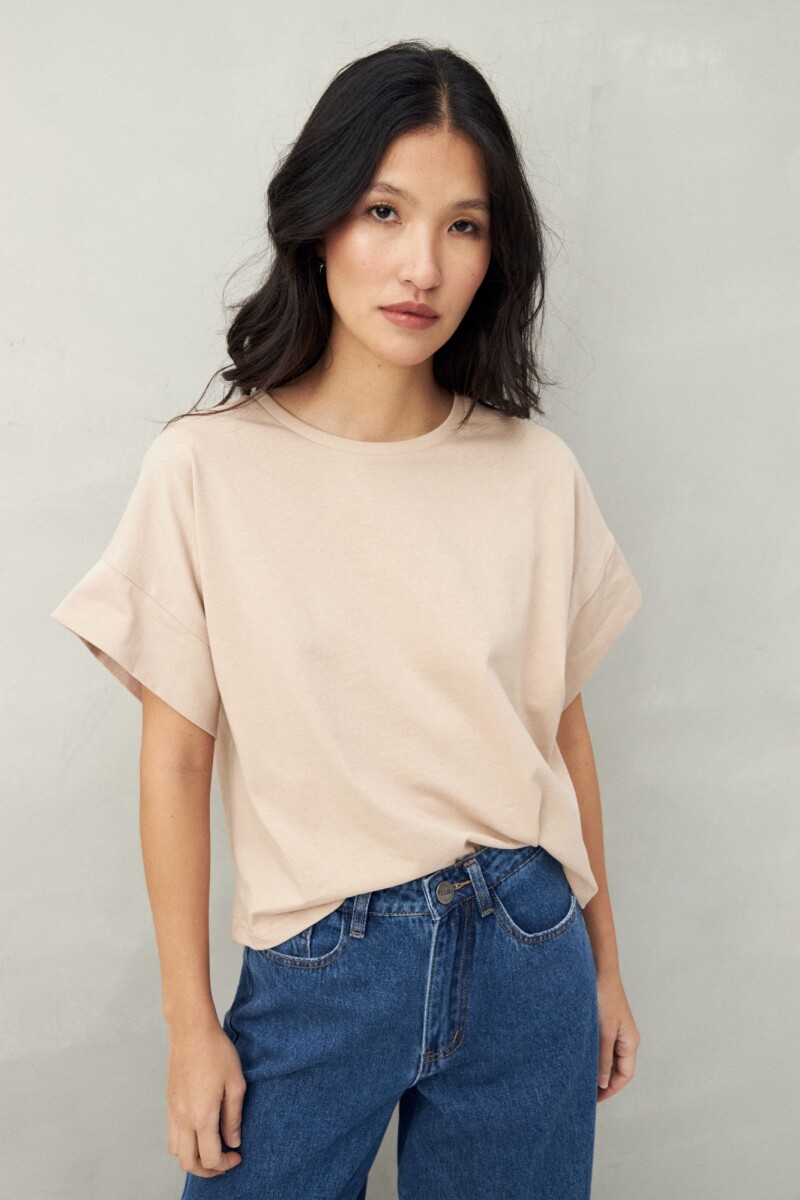 REMERA EXTAL Beige