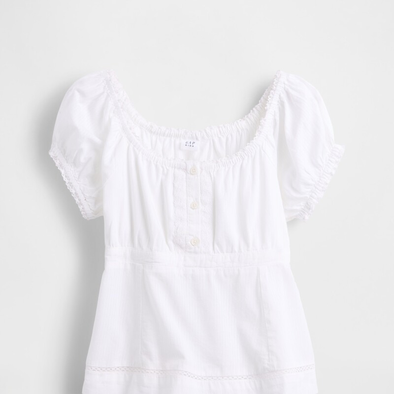 SS HNLY WOV TOP OPTIC WHITE