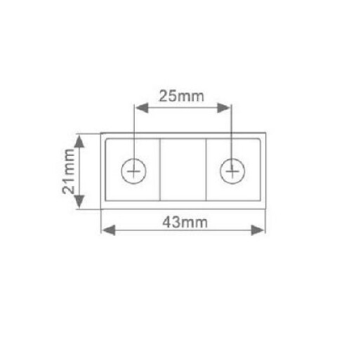 Escuadra Ang.Plastico Blanco Doble Mj015 Escuadra ang.PLASTICO blanco DOBLE MJ015