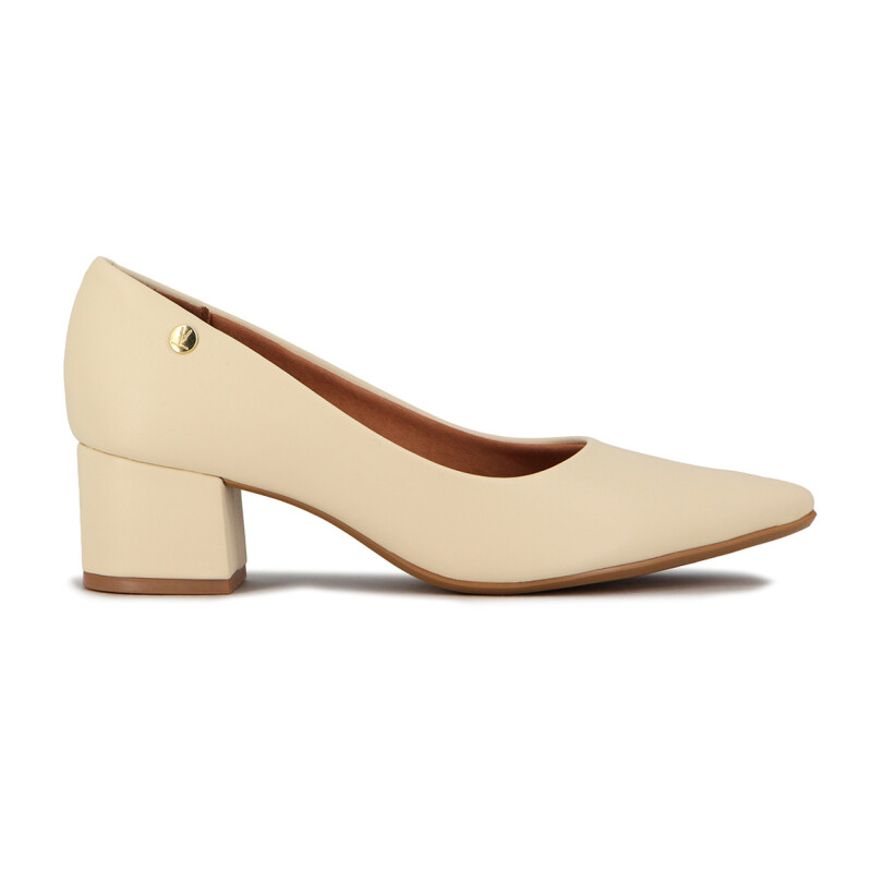 Zapato Vizzano Mujer Taco 5cm Cuadrado Beige