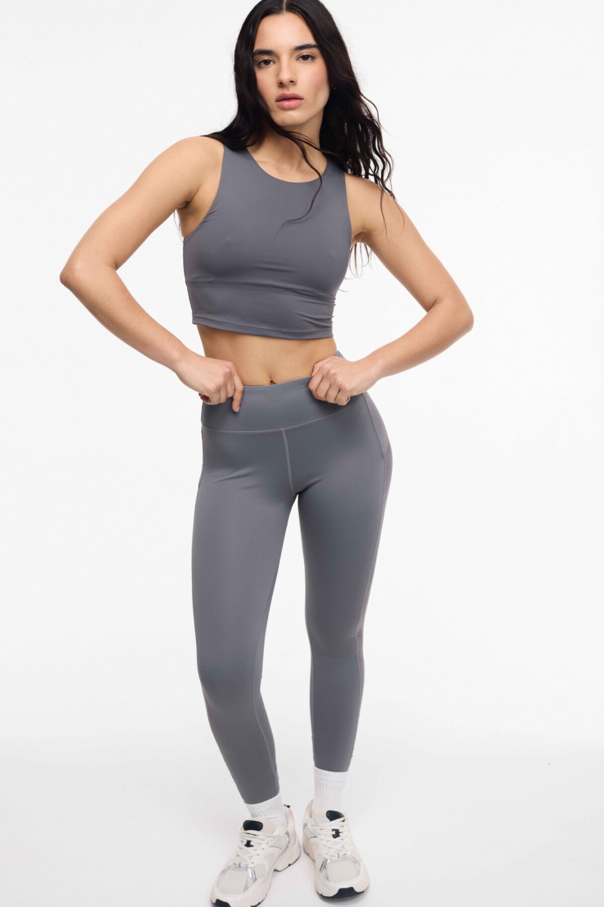 Top Viva Gris Oscuro