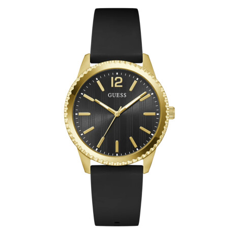 Reloj GUESS CHIP Silicona Negro Esfera 40mm 0