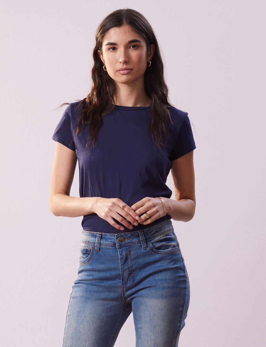 Remera Basica - Azul 