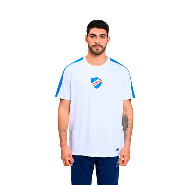 Remera Umbro Hub Nacional de Hombre - NU143009 Blanco-azul Francia
