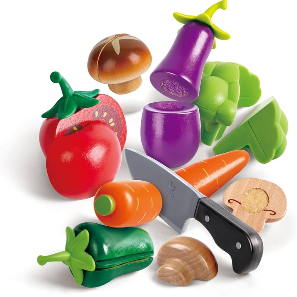 Set verduras madera para cortar HAPE Set verduras madera para cortar HAPE