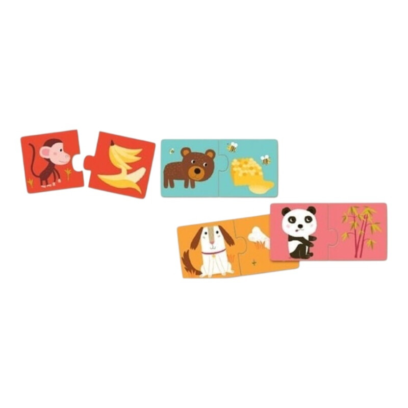 Juego 10 Puzzles Duo A Comer – Djeco Juego 10 Puzzles Duo A Comer – Djeco