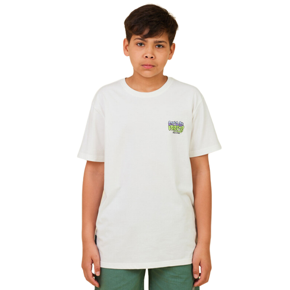 Remera Rusty Blunes Teen - Blanco 