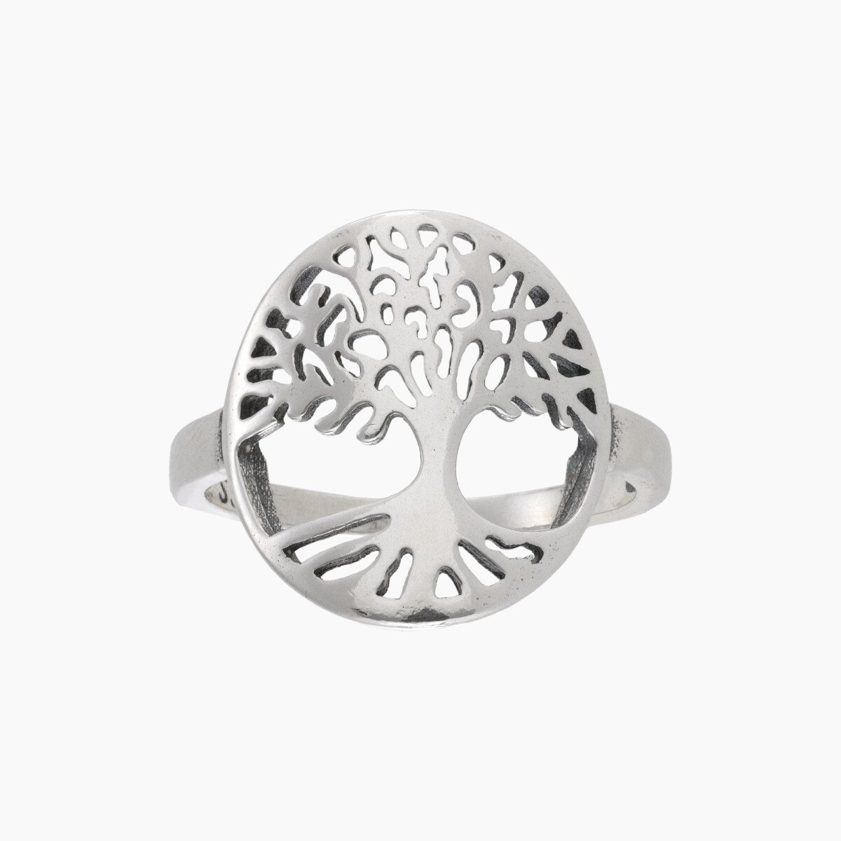 Anillo En Plata 925 Con Diseño De árbol De La Vida 