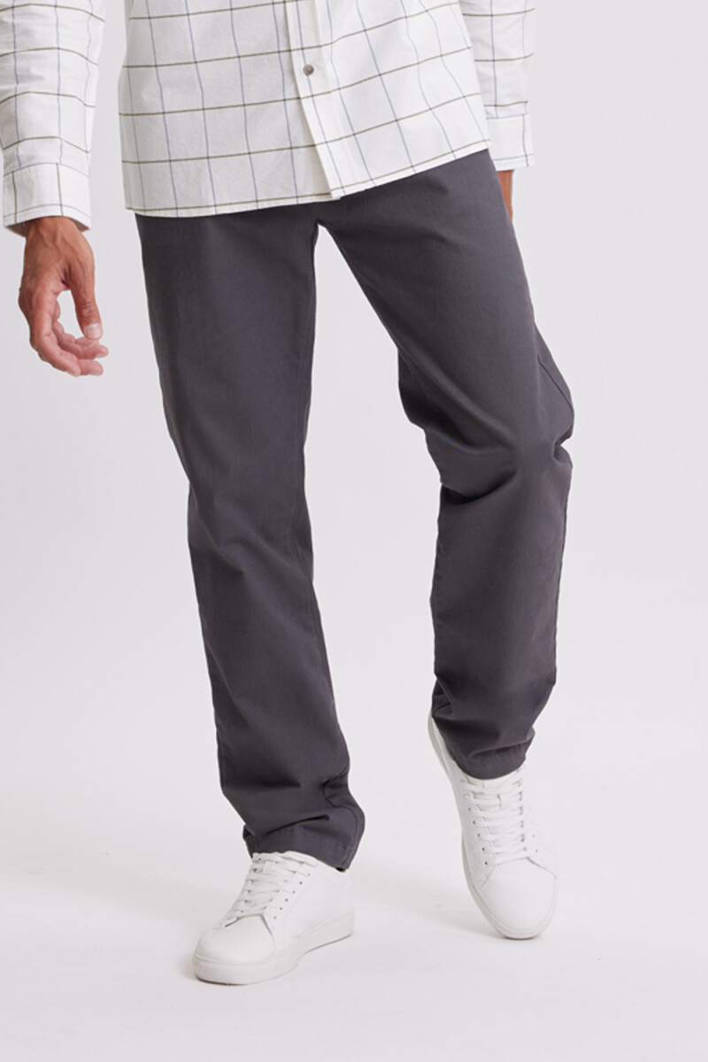 Pantalón chino Gris
