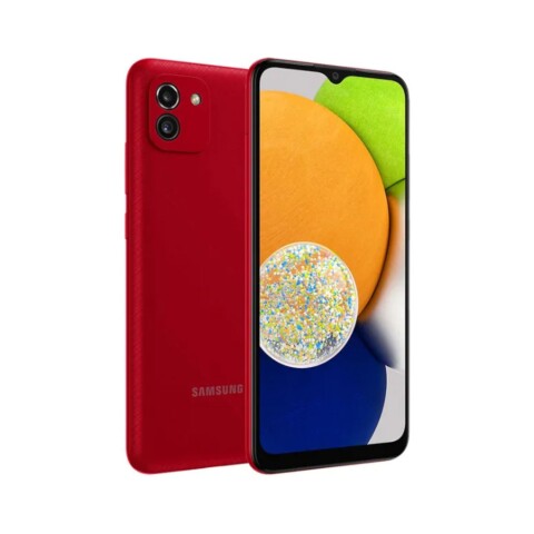 Celular Samsung A03 32GB Rojo 6,5"/3GB/5MP(F)/48+2MP Celular Samsung A03 32GB Rojo 6,5"/3GB/5MP(F)/48+2MP