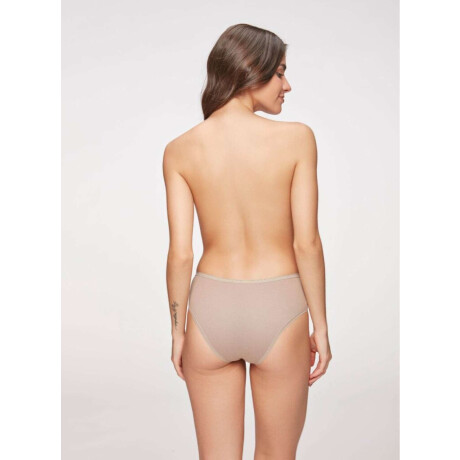 Bikini sloggi alta basic midi Tostados