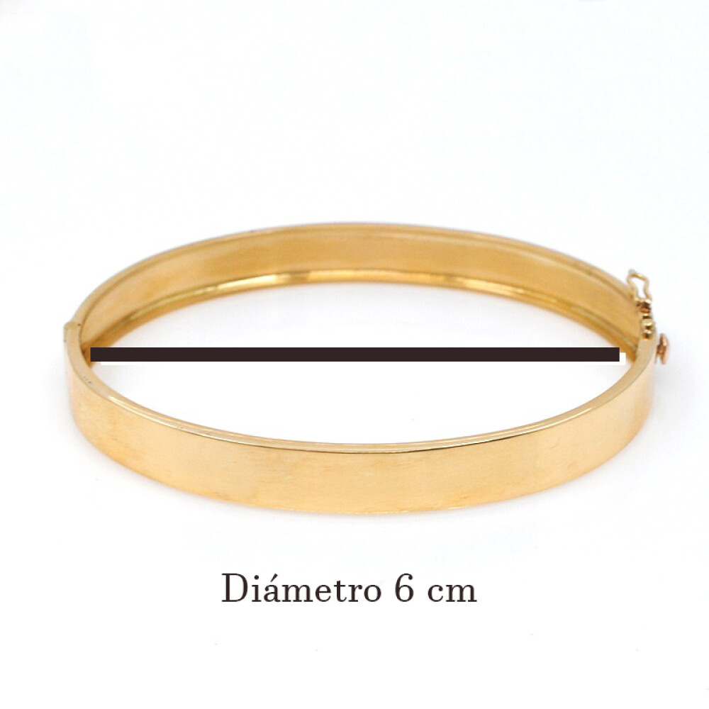 Pulsera esclava rigida en oro 18k amarillo Pulsera esclava rigida en oro 18k amarillo