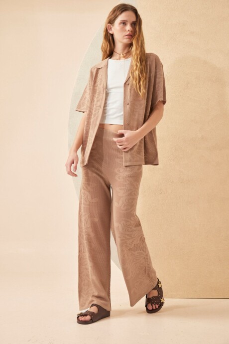 PANTALON PALM TOSTADO