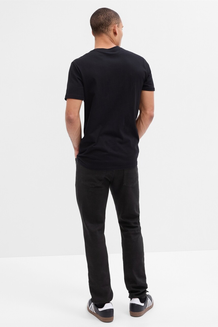 Jean Skinny Softmax Hombre Black Wash