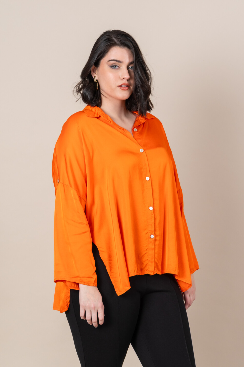 CAMISA SOLAR Naranja
