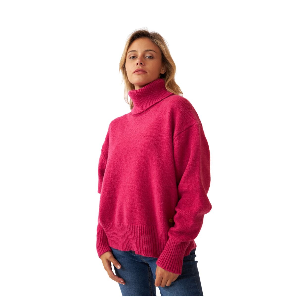 POLERA IVETTE S-L - FUCSIA 