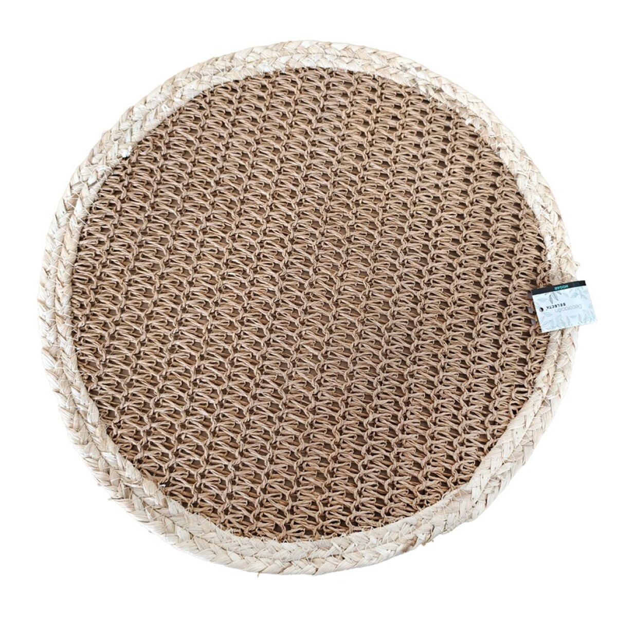 INDIVIDUAL TEJIDO CIRCULAR D38CM BEIGE OSCURO 