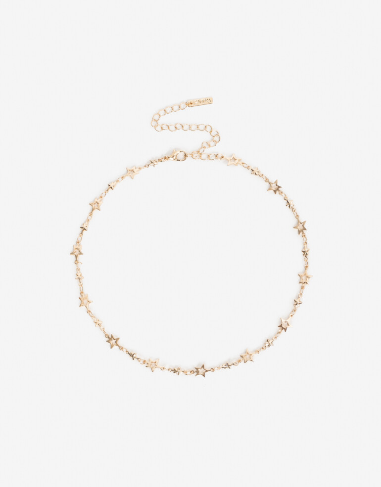 Chokers Metal Choker Estrellas Metal - Dorado