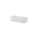 CANASTO ORGANIZADOR CALADO 34X15X9CM CANASTO ORGANIZADOR CALADO 34X15X9CM