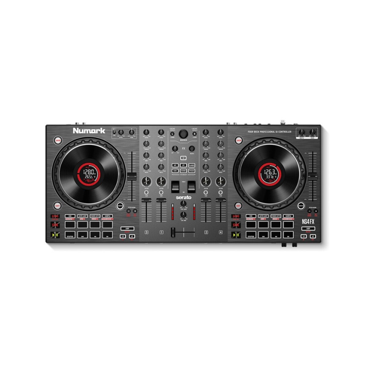 Controlador Dj Numark Ns4fx 