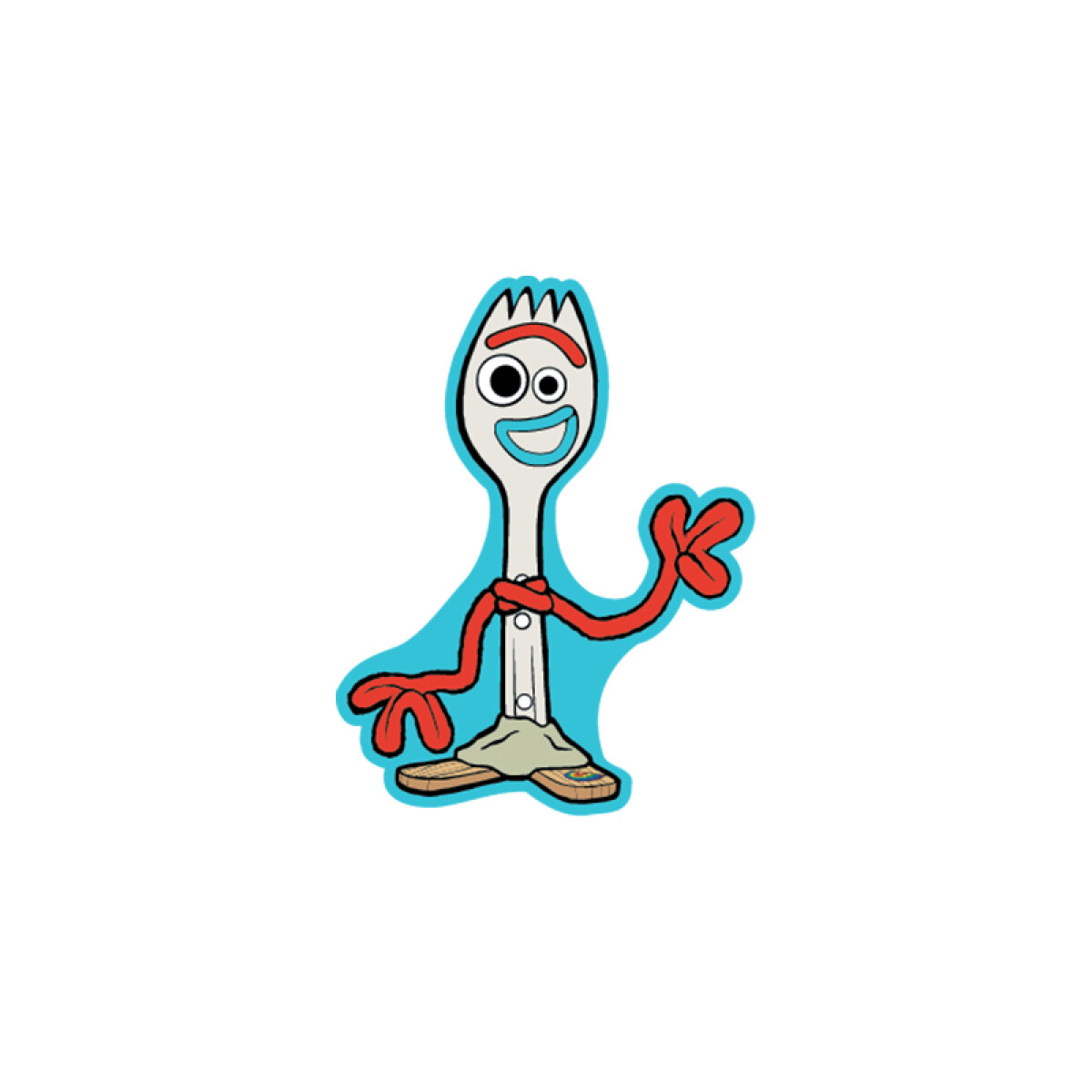 Jibbitz™ Charm Toy Story Forky - Multicolor 